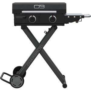 Charbroil® 22″ Performance Series™ Folding Cart 2-Burner Portable Propane Gas Griddle, Black – 463711223(22″ Performance Series™ Folding Cart 2-Burner)