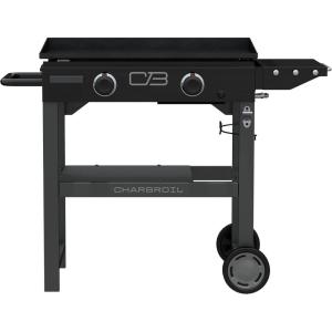 Charbroil 28″ XL Performance Series Propane Gas Griddle with Cart 3 Burner Flat Top Grill, Black – 463258924(28″ 2 Burner Flat Top Grill)