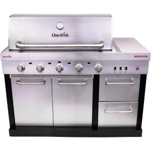 Charbroil Medallion Series Modular Outdoor Kitchen Amplifire 5-Burner Gas Grill – 463246118