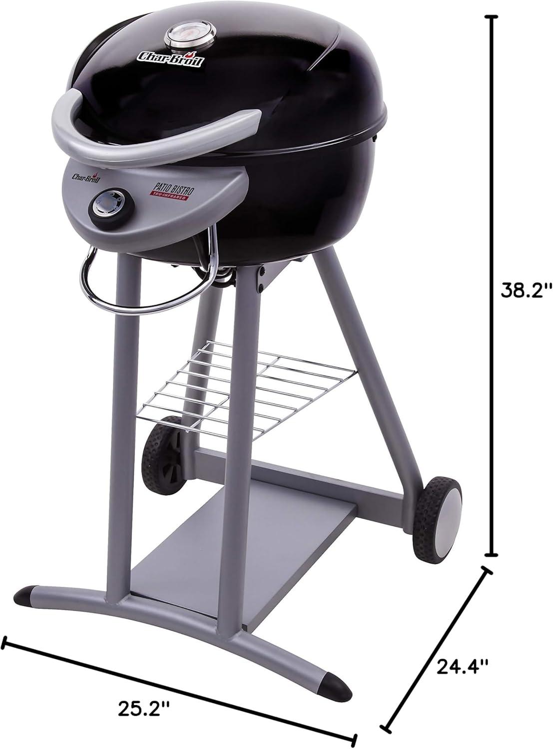 imageCharBroil Patio Bistro TRUInfrared Electric Grill Red 20602109Black