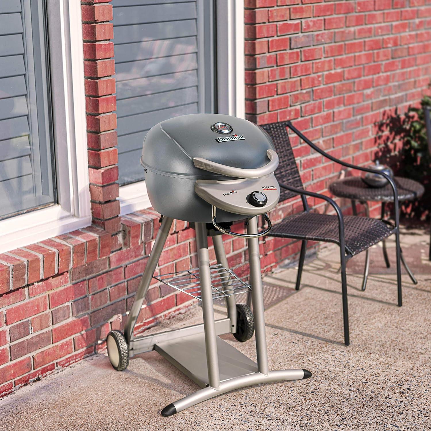 imageCharBroil Patio Bistro TRUInfrared Electric Grill Red 20602109Graphite