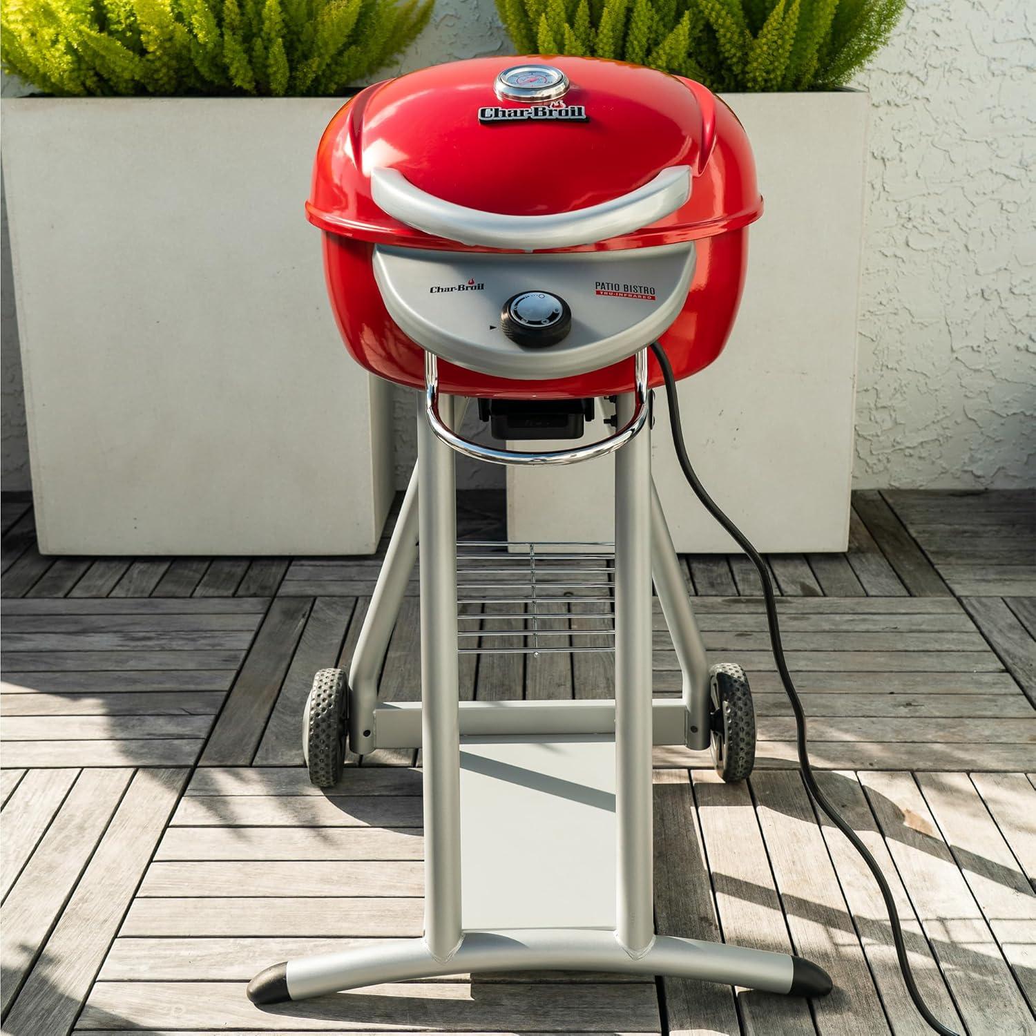 imageCharBroil Patio Bistro TRUInfrared Electric Grill Red 20602109Red