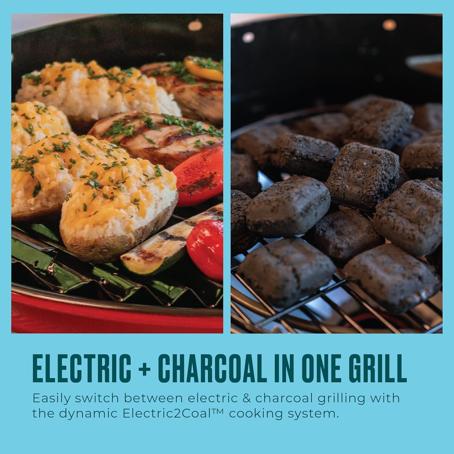 imageCharBroil Patio Bistro TRUInfrared Electric Grill Red 20602109Red
