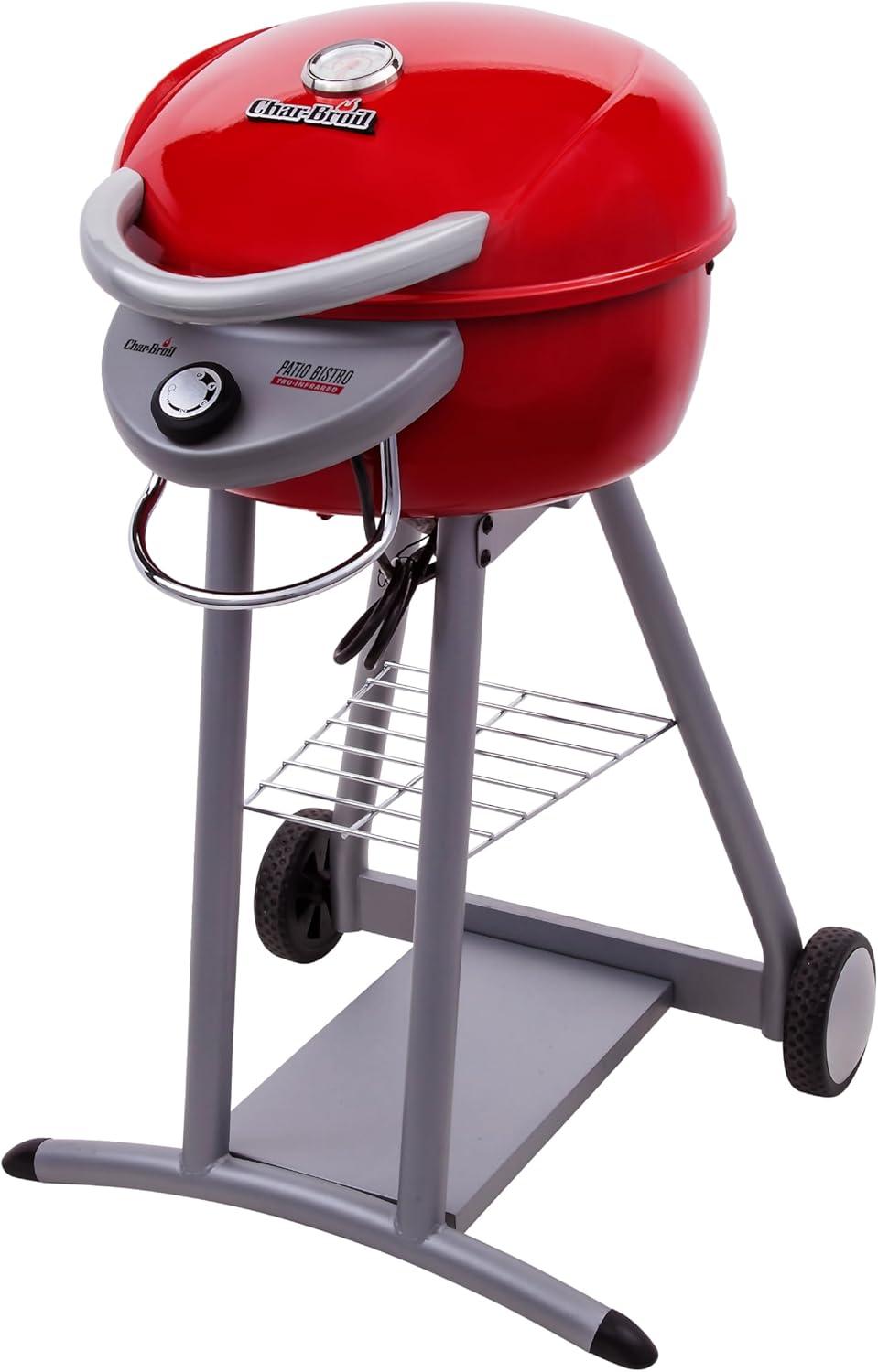 imageCharBroil Patio Bistro TRUInfrared Electric Grill Red 20602109Red