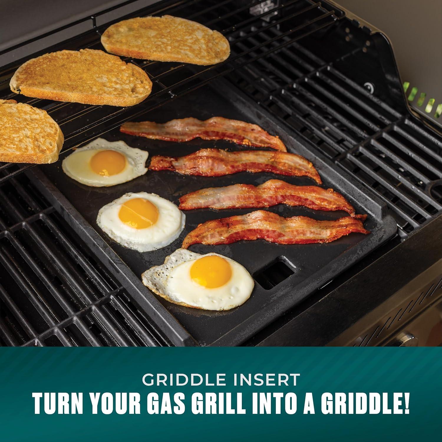 imageCharbroil Performance Series Griddle Insert Turn Your Grill Into a Griddle