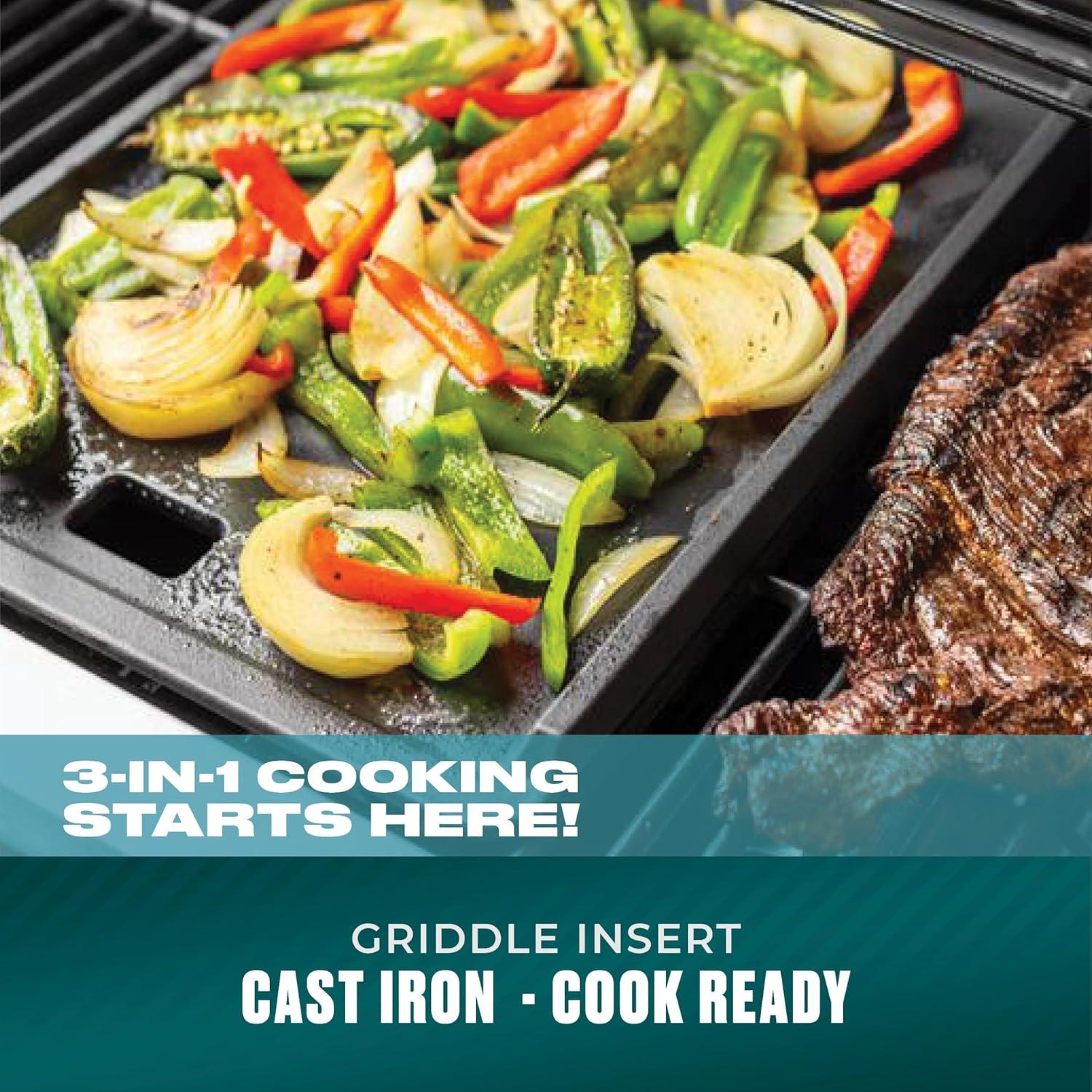 imageCharbroil Performance Series Griddle Insert Turn Your Grill Into a Griddle